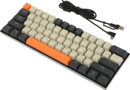 Клавиатура Redragon Caraxes Pro (71554) беспроводная, USB, Bluetooth/Радиоканал, черный [71554]