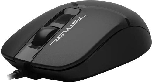 Мышь проводная A4Tech Fstyler FM12S черный, 1200 dpi, USB, кнопки - 3 [FM12S BLACK]