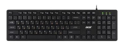 Клавиатура Acer OKW122 проводная, USB, черный [ZL.KBDEE.00C]
