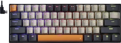 Клавиатура Redragon Caraxes Pro (71554) беспроводная, USB, Bluetooth/Радиоканал, черный [71554]