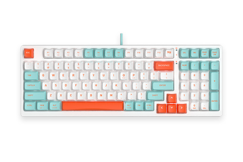 Клавиатура A4Tech Fstyler FS300 проводная, USB, белый [FS300 PANDA SNORKLENING]