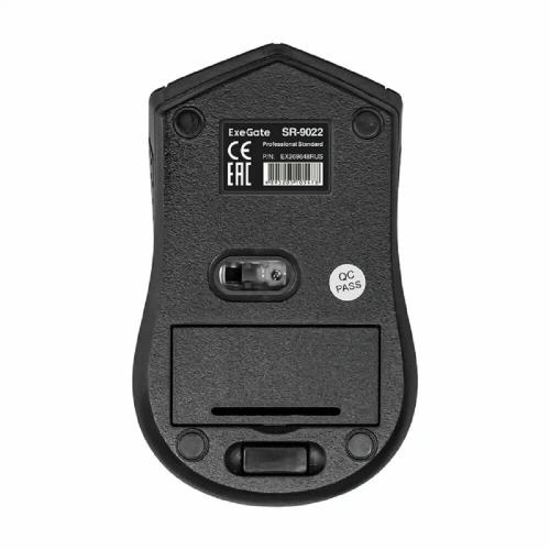 Мышь беспроводная ExeGate Professional Standard SR-9022 черный, 1200 dpi [EX269648RUS]