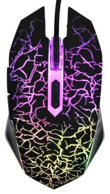 Мышь проводная Oklick INVASION черный, 3200 dpi, USB [905G]