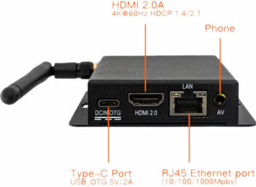 Одноплатный компьютер FireFly EC-R3328PC 2GB DDR3 16GB EMMC [EC-R3328PC 16GB]