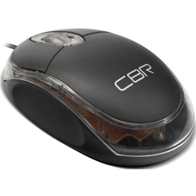 Мышь проводная CBR черный, 1000 dpi, USB, кнопки - 3 [CM 122]