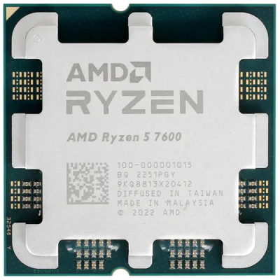 Процессор AMD Ryzen 5 7600 Soc-AM5 3.8GHz OEM [100-000001015]