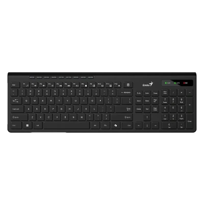 Клавиатура Genius SlimStar 7230 беспроводная, USB, Радиоканал, черный [31310021402]