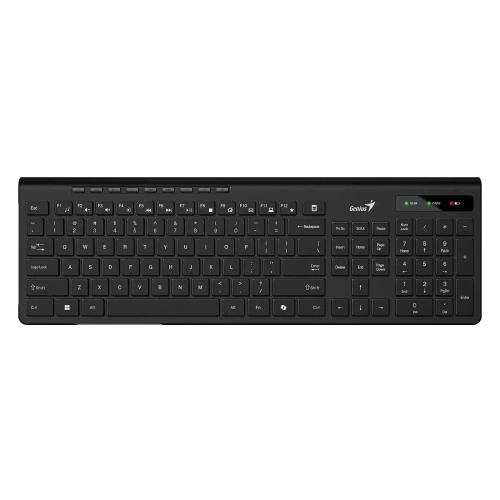 Клавиатура Genius SlimStar 7230 беспроводная, USB, Радиоканал, черный [31310021402]
