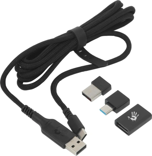 Мышь беспроводная проводная A4Tech Bloody R72 Pro черный, 26000 dpi [R72 PRO]