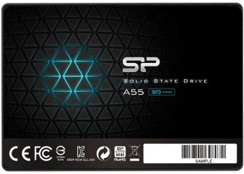 Накопитель SSD Silicon Power 512Gb SATA III Ace A55 SP512  2.5" [SP512GBSS3A55S25]