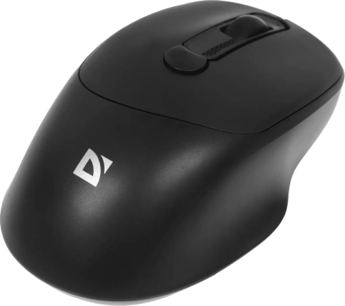 Мышь беспроводная Defender Feam MM-296 черный, 1600 dpi, радиоканал, USB, кнопки - 4 [52296]