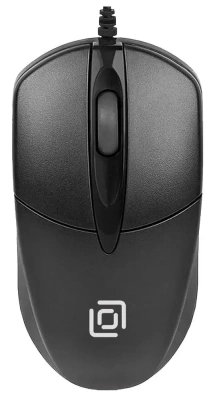 Мышь проводная Oklick 275M черный, 1000 dpi, USB, кнопки - 3 [275M]