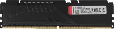 Оперативная память DDR 5 DIMM 128Gb PC41600, 5200Mhz, Kingston FURY Beast Black XMP CL40 (Kit of 4) (KF552C40BBK4-128) [KF552C40BBK4-128]