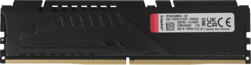 Оперативная память DDR 5 DIMM 128Gb PC41600, 5200Mhz, Kingston FURY Beast Black XMP CL40 (Kit of 4) (KF552C40BBK4-128) [KF552C40BBK4-128]