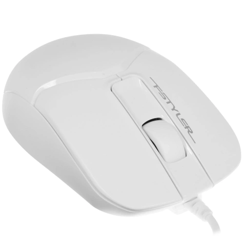 Мышь проводная A4Tech Fstyler белый, 1200 dpi, USB, кнопки - 3 [FM12S]