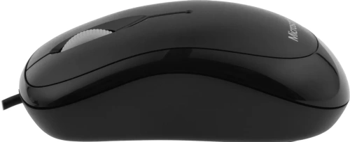 Мышь проводная Microsoft Basic Optical Mouse черный, 1000 dpi, USB, кнопки - 3 [P58-00057]