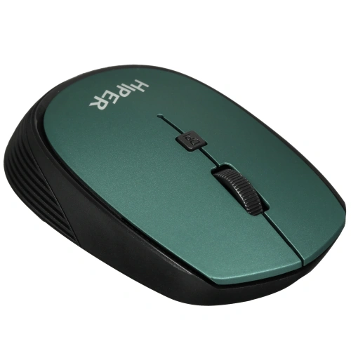 Мышь беспроводная HIPER HOMW-084 зеленый, 1600 dpi, радиоканал, USB, кнопки - 4 [HOMW-084]