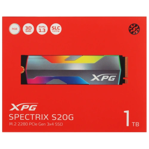 Накопитель SSD ADATA 1Tb SSD M.2 XPG SPECTRIX S20G [ASPECTRIXS20G-1T-C]