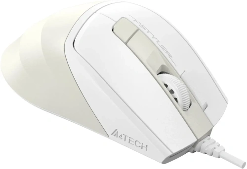 Мышь проводная A4Tech Fstyler FM45S Air бежевый, 2400 dpi, USB, кнопки - 7 [FM45S AIR USB (CREAM BEIGE)]