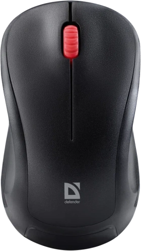 Мышь беспроводная Defender Bit MB-205 черный, 1200 dpi, радиоканал, USB, кнопки - 3 [52205]