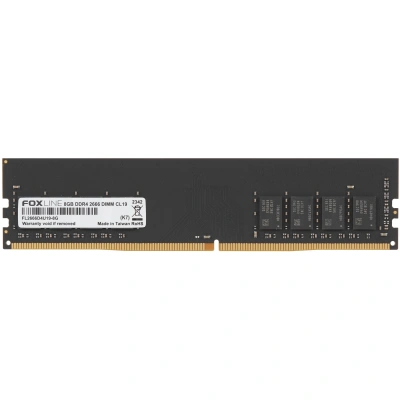 Оперативная память Foxline DIMM 8GB 2666 DDR4 CL 19 (1Gb*8) [FL2666D4U19-8G]