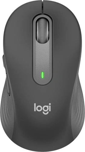 Мышь беспроводная Logitech Signature M650 графитовый, 4000 dpi, радиоканал, Bluetooth, USB, кнопки - 5 [910-006390]
