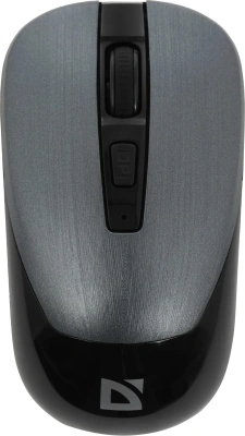 Мышь беспроводная Defender Wave MM-995 серебристый, 1600 dpi, радиоканал, USB, кнопки - 4 [52993]