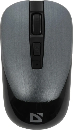 Мышь беспроводная Defender Wave MM-995 серебристый, 1600 dpi, радиоканал, USB, кнопки - 4 [52993]