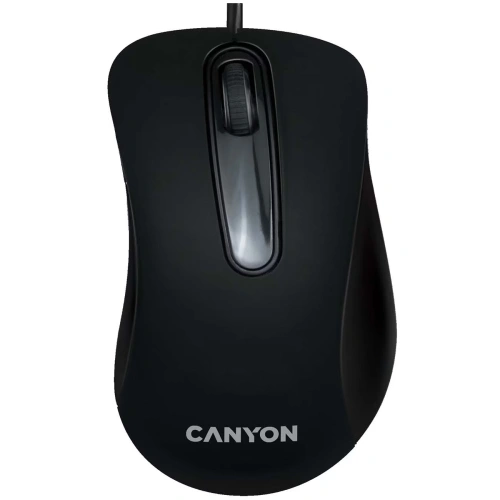 Мышь проводная Canyon CM-2 черный, 800 dpi, USB, кнопки - 3 [CNE-CMS2]