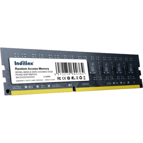 Оперативная память Indillinx DDR3, 4Gb (1x4 Gb), 1600 MHz [IND-ID3P16SP04X]