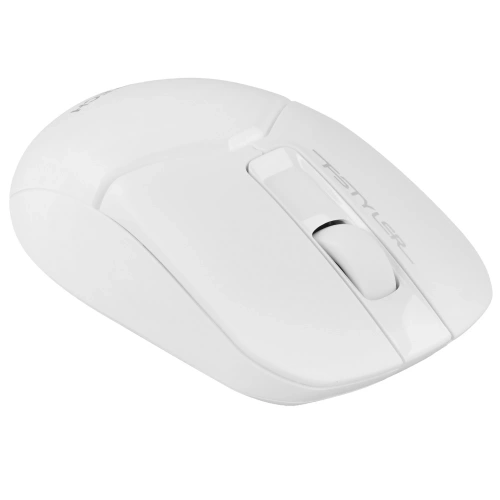 Мышь беспроводная A4Tech Fstyler 1200 dpi, радиоканал, USB, кнопки - 3 [FG12 белый]