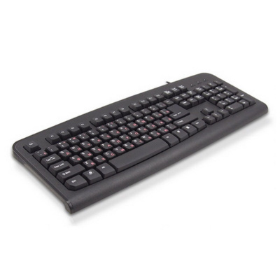Клавиатура Lime K-0494 RLSK USB Standart Black 104 keyboard with RUS/LAT keys and Special scroll key, Rus(red)/Lat(белый) [K-0494 RLSK]
