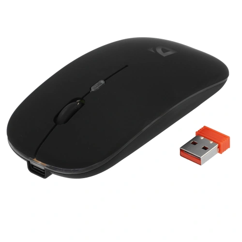 Мышь беспроводная Defender Touch MM-997 черный, 1600 dpi, радиоканал, Bluetooth [52997]