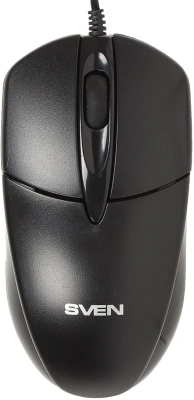 Мышь проводная SVEN RX-112 черный, 800 dpi, USB, кнопки - 3 [SV-03200112UB]