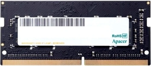 Оперативная память Apacer 8GB DDR4 3200MHz SO-DIMM (PC4-25600) CL19 1.2V (Retail) 1024*8 (AS08GGB32CSYBGH/ES.08G21.GSH) [AS08GGB32CSYBGH]