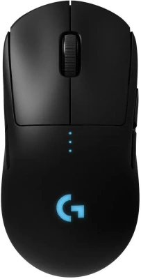 Мышь беспроводная/проводная Logitech G PRO черный, 25600 dpi, кнопки - 7 [910-005273]
