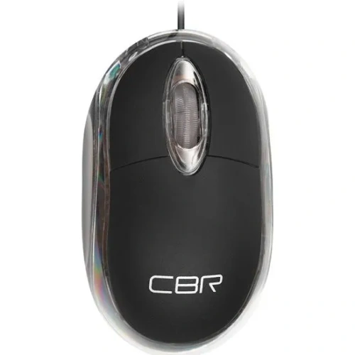 Мышь проводная CBR черный, 1000 dpi, USB, кнопки - 3 [CM 122]