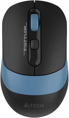 Мышь беспроводная A4Tech Fstyler FB10CS черный/синий, 2000 dpi [FB10CS USB ASH BLUE]