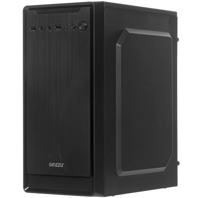 Компьютерный корпус Ginzzu B180 2*USB 2.0, AU w/o PSU [B180]