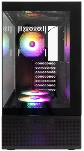 Компьютерный корпус 1STPLAYER MIKU Mi7-A черный [Mi7-A-BK-2F1R-1F1]