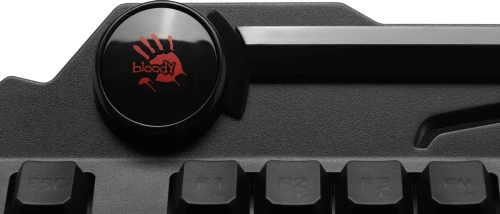 Клавиатура A4Tech Bloody B318 черный USB Multimedia Gamer LED (подставка для запястий) [B318]