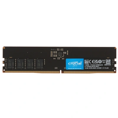 [OEM] Оперативная память Crucial 16GB DDR5-5600 UDIMM (CT16G48C40U5) CL46 1.1V [CT16G56C46U5]
