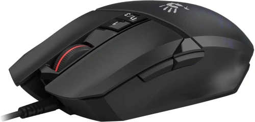 Мышь проводная A4Tech Bloody W65 Max Mini черный, 12000 dpi, USB, кнопки - 9 [W65 MAX MINI HONEYCOMB]
