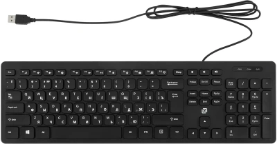 Клавиатура Oklick K733 проводная, USB, черный [K733]