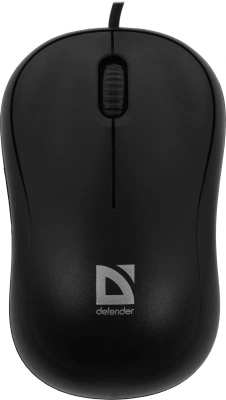 Мышь проводная Defender Patch MS-759 черный, 1000 dpi, USB, кнопки - 3 [52759]