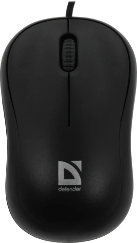 Мышь проводная Defender Patch MS-759 черный, 1000 dpi, USB, кнопки - 3 [52759]