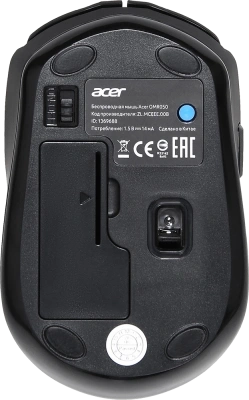Мышь беспроводная Acer OMR050 черный, 1600 dpi, кнопки - 6 [ZL.MCEEE.00B]