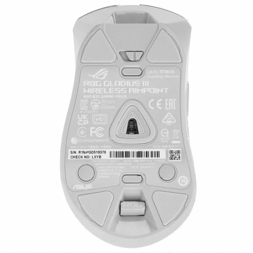 Мышь беспроводная/проводная ASUS P711 ROG Gladius III белый, 36000 dpi [90MP02Y0-BMUA10]
