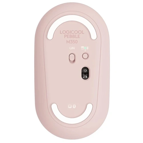 Мышь беспроводная Logitech Pebble M350 розовый, 1000 dpi, радиоканал [910-005717/910-005575]