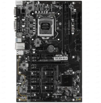 Материнская плата AFOX AFB250-BTC12EX, LGA 1151, Intel B250, 2xDDR4 [AFB250-BTC12EX RTL]